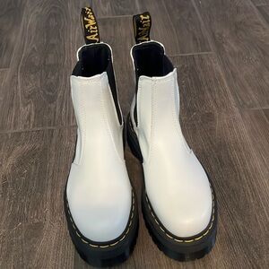 White Dr. Martens Women's Boots